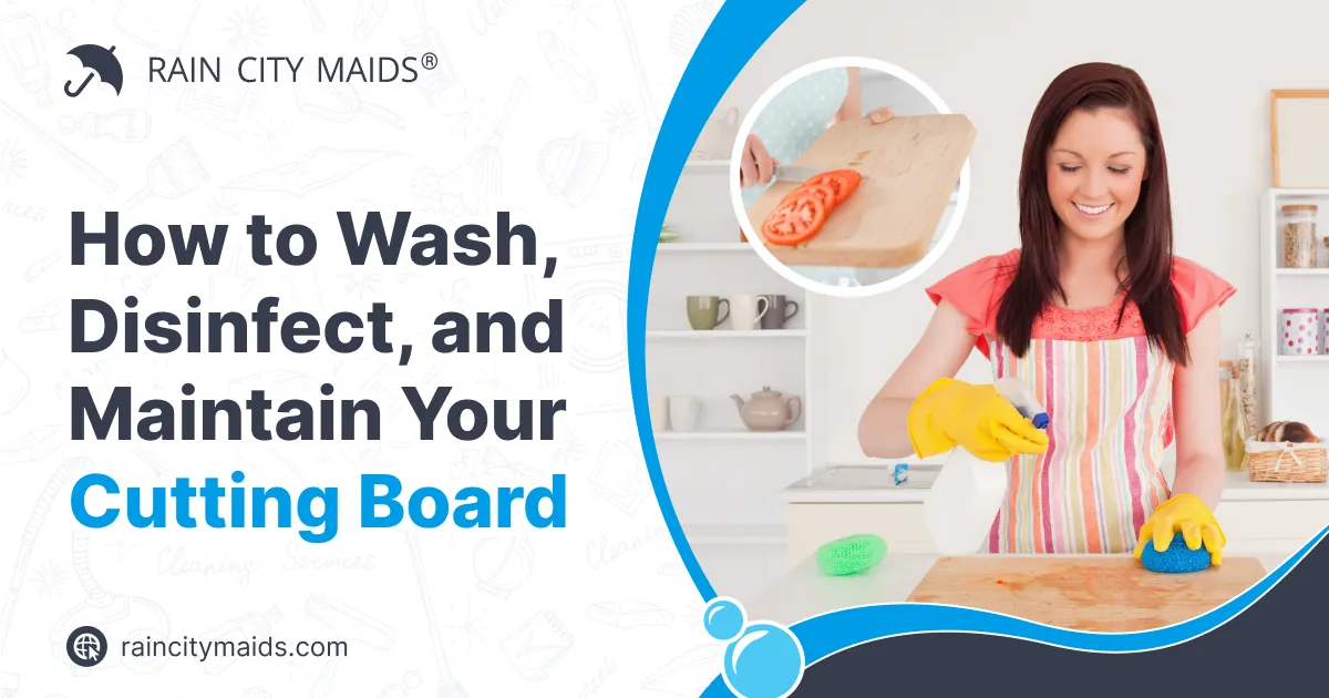 How to clean a cutting board
