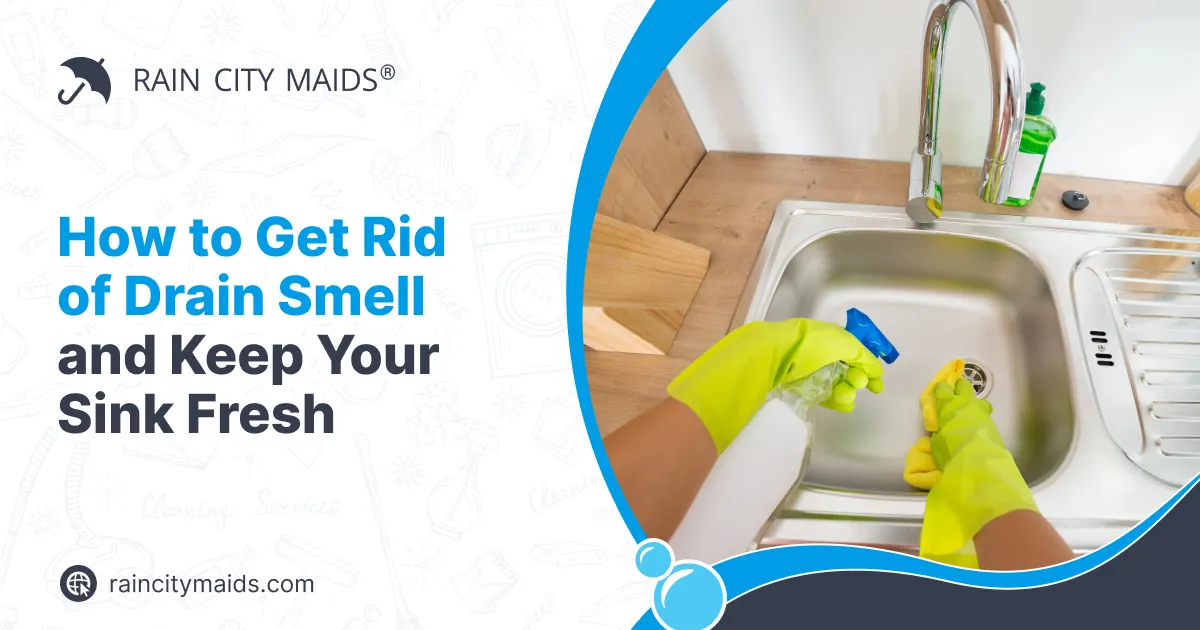 How to remove drain smells