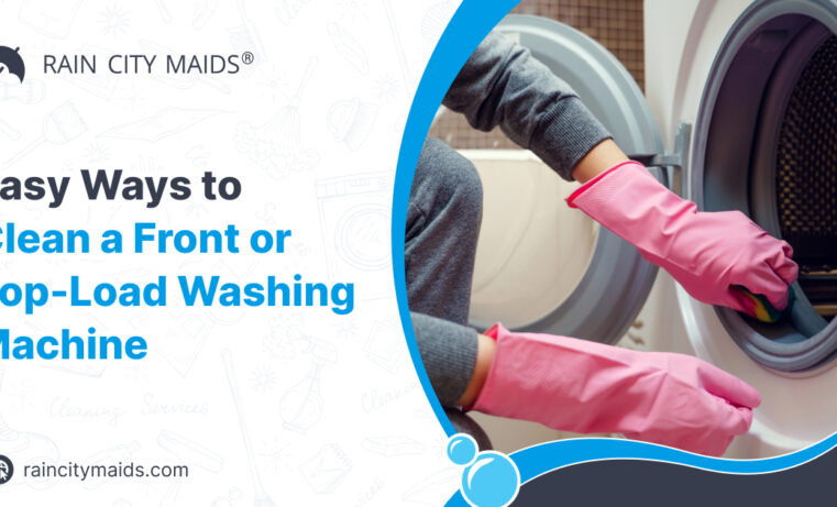 How to clean a front or top load washing machine